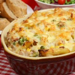 Cheeseboard pasta bake