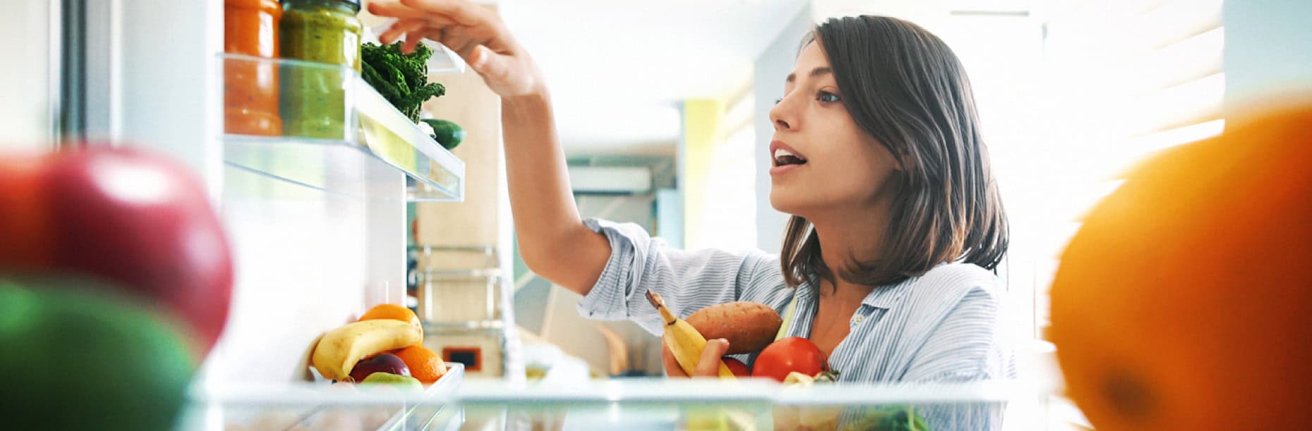 Keeping food fresh in fridge