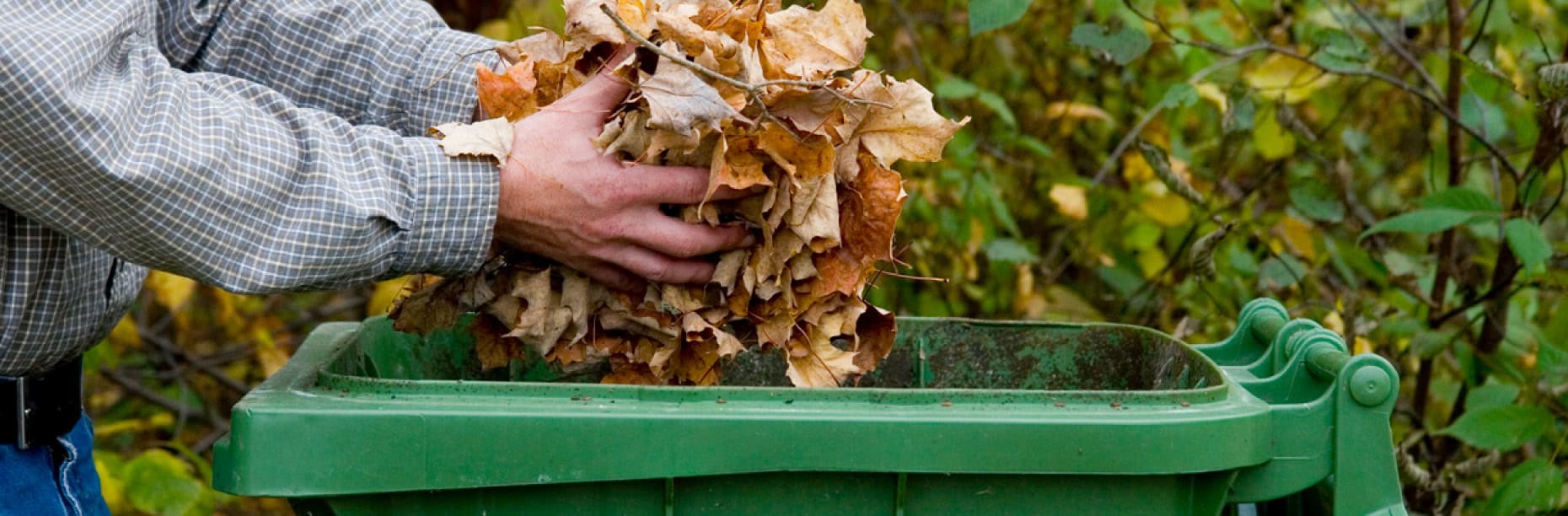 Garden waste recycling