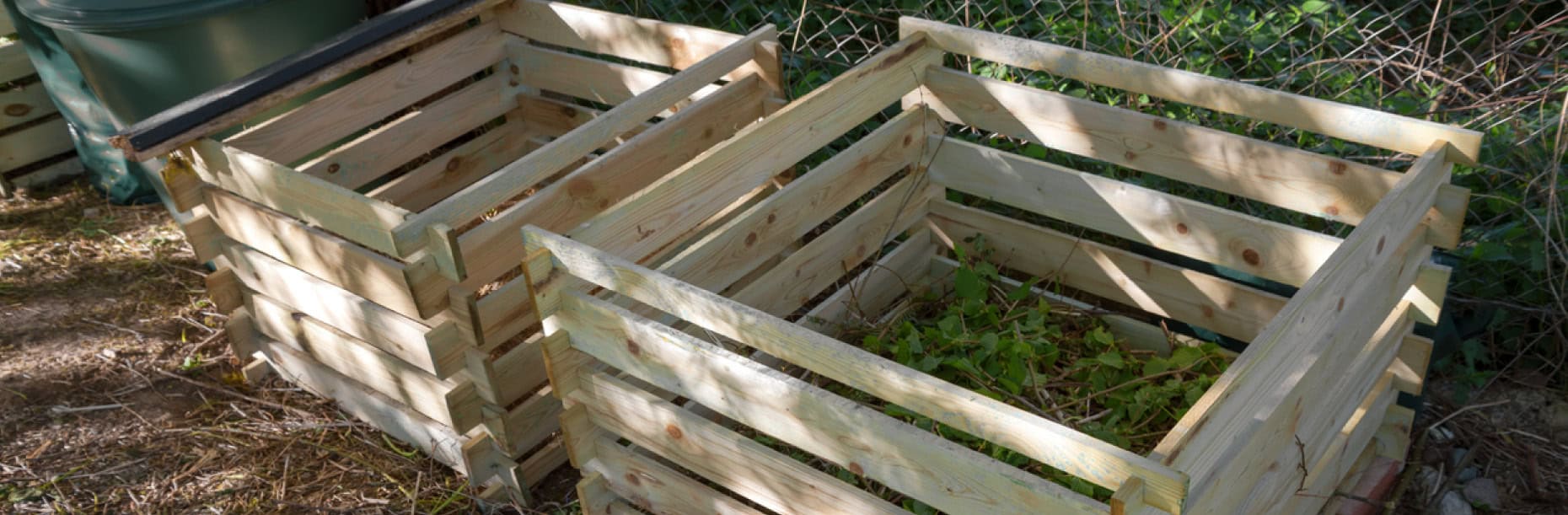 DIY compost bins