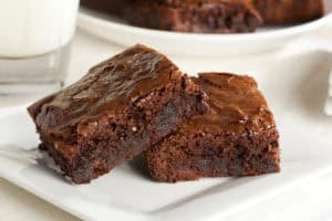 Chocolate, orange and mince pie brownies