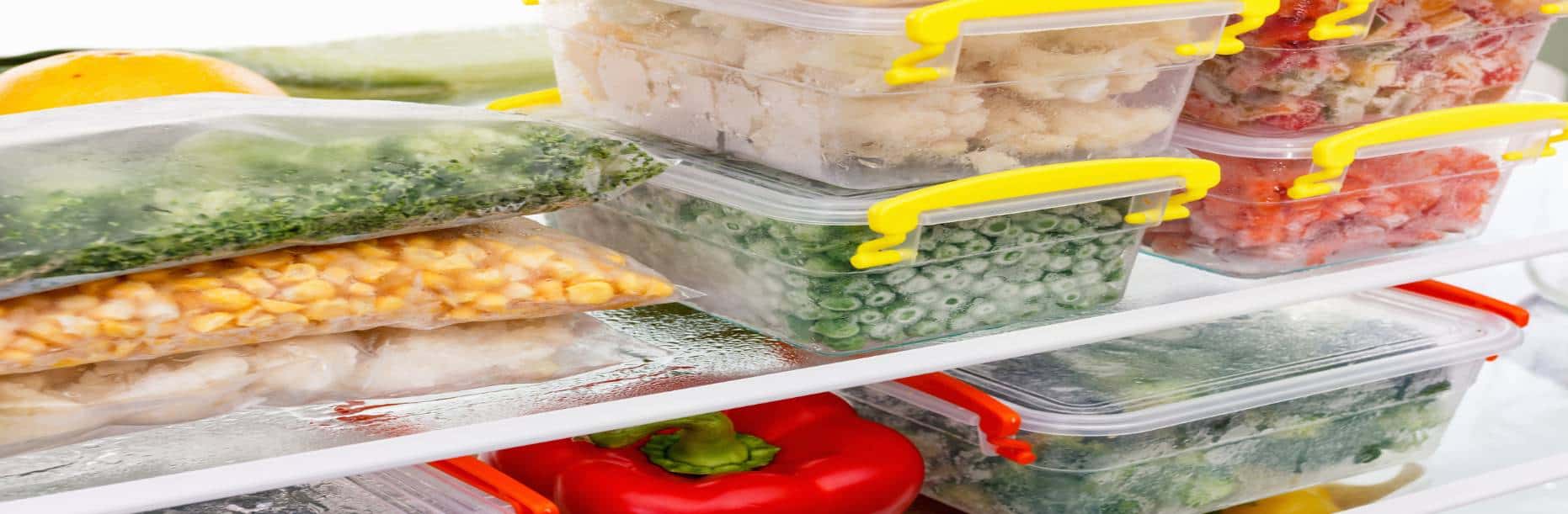 Food in freezer