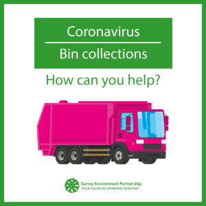 Coronavirus Bin collections banner