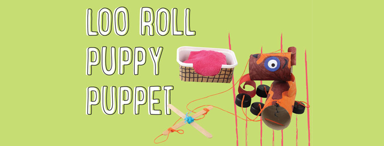 Make your own puppet out of loo rolls!