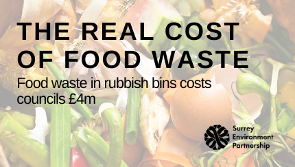Food waste in Surrey’s rubbish bins is costing councils £4 million