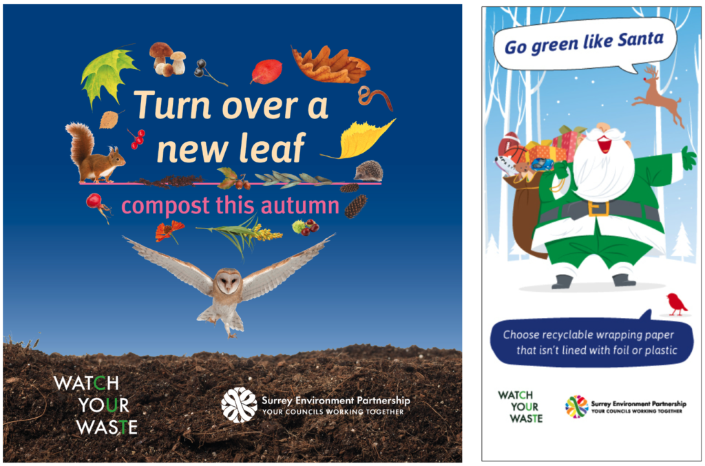 Watch your waste campaign posters