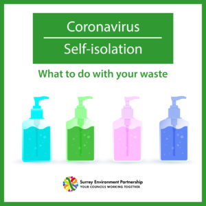 Coronavirus, what to do with your waste banner