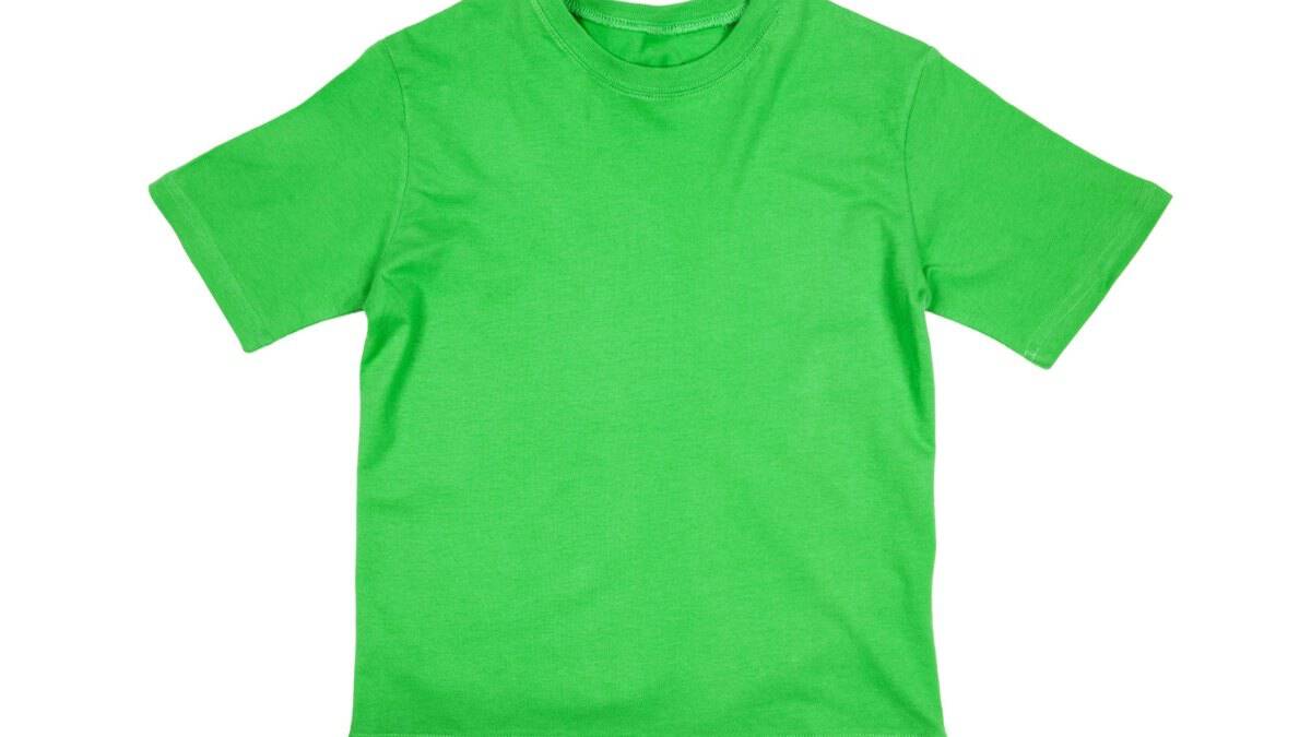A folded T-shirt